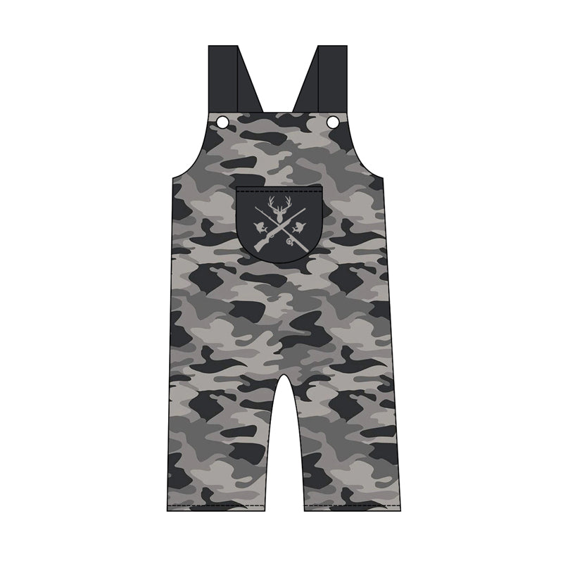 preorder SR4226 Hunting Camo Deer Fishing Boys Romper