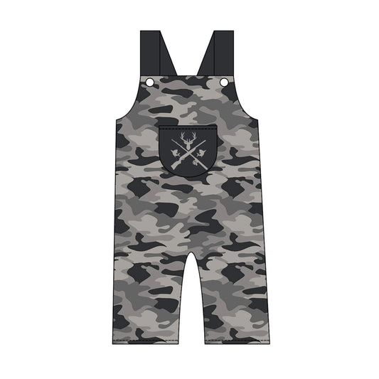preorder SR4226 Hunting Camo Deer Fishing Boys Romper