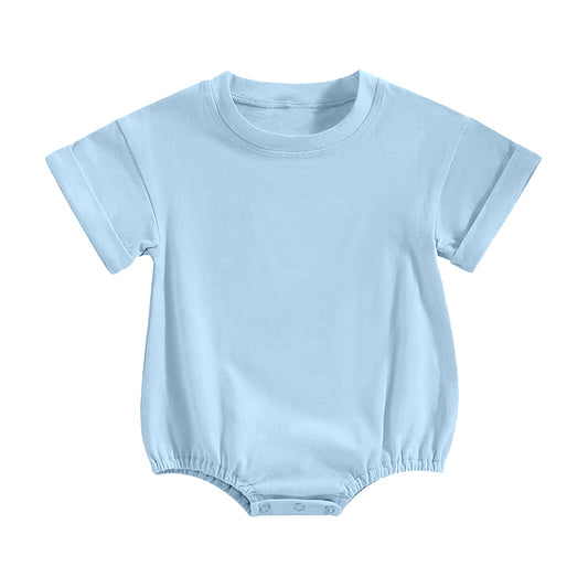 preorder SR4228 Blue Short Sleeve Boys Romper