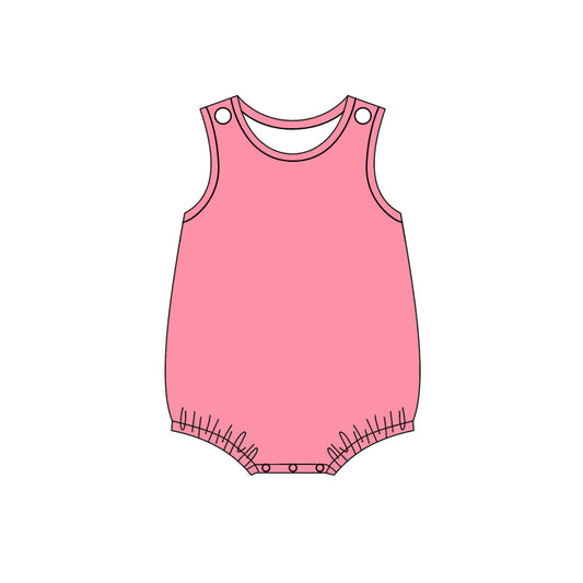 preorder SR4261 Pink Sleeveless Girls Romper