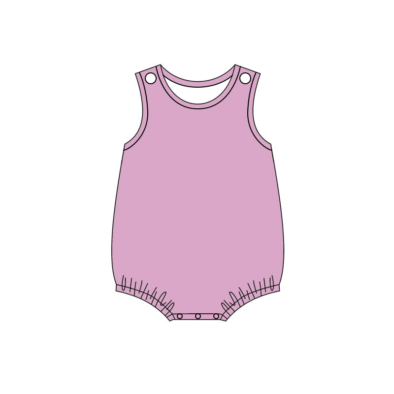 preorder SR4263 Purple Sleeveless Girls Romper