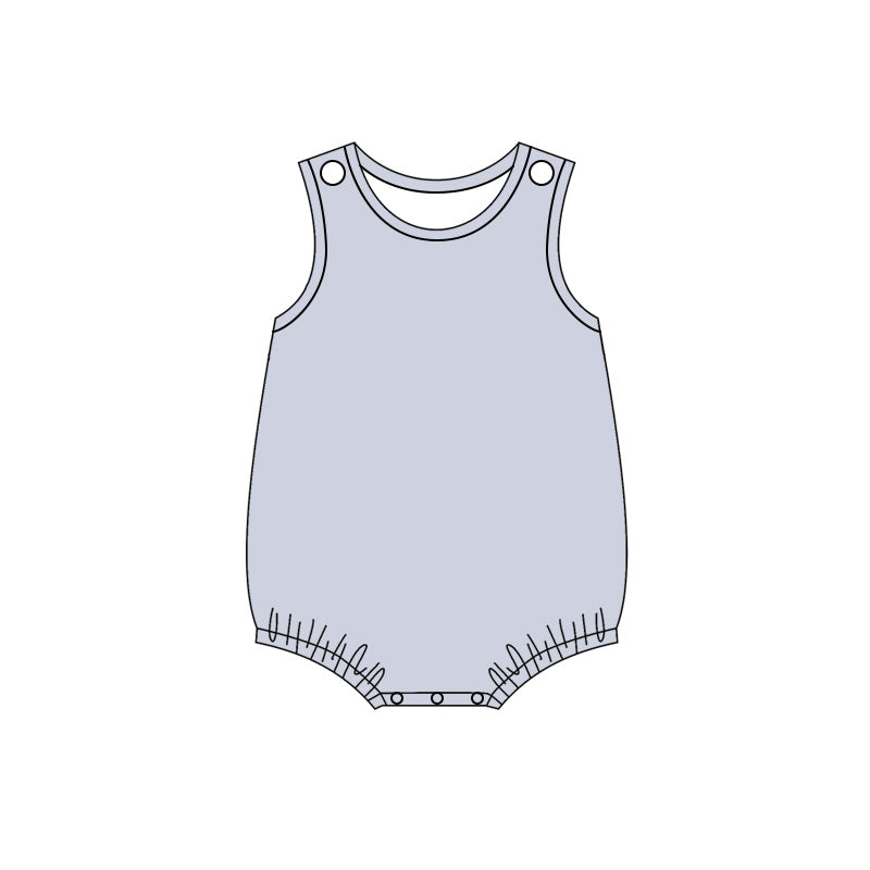 preorder SR4264 Grey Sleeveless Girls Romper