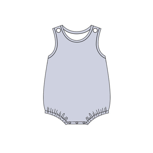 preorder SR4264 Grey Sleeveless Girls Romper