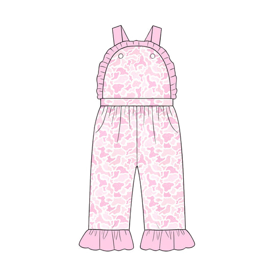preorder SR4274 Pink Camo Girls Romper