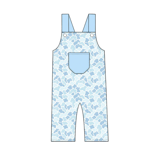 preorder SR4275 Blue Camo Girls Romper