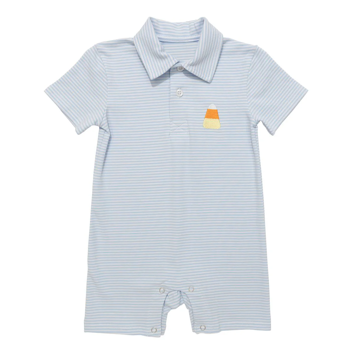 preorder SR4281 Halloween Corn Candy Short Sleeve Boys Romper