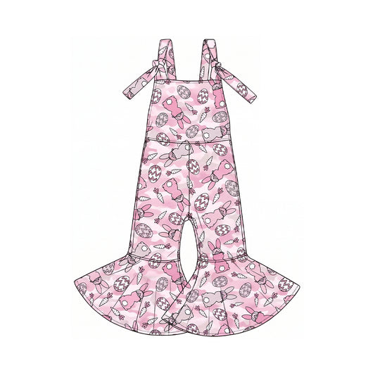 preorder SR4308 Easter Bunny Rabbit Camo Girls Jumpsuits