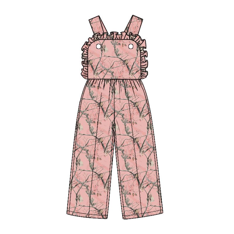 preorder SR4333 Hunting Pink Girls Jumpsuits