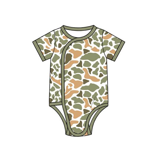 preorder SR4354 Camo Short Sleeve Boys Romper