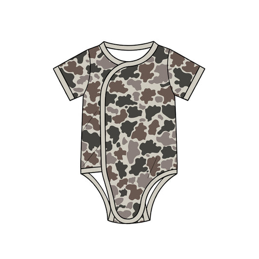 preorder SR4359 Camo Short Sleeve Boys Romper