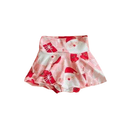 preorder SS0109 Christmas Santa Claus Pink Bummies  Dress