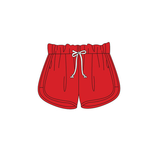 preorder SS0155 Red Summer Kids Summer Shorts