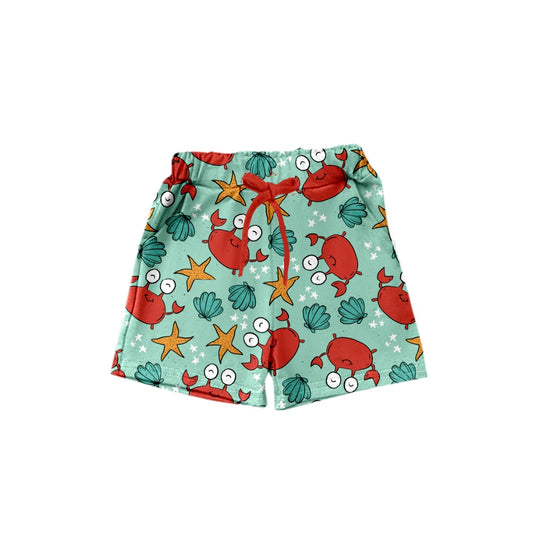 preorder SS0199 Crab starfish shell boys shorts