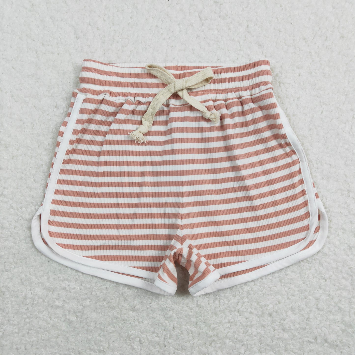 SS0211 pink striped girls shorts