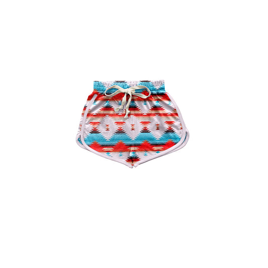 preorder SS0246 Western Aztec girls shorts