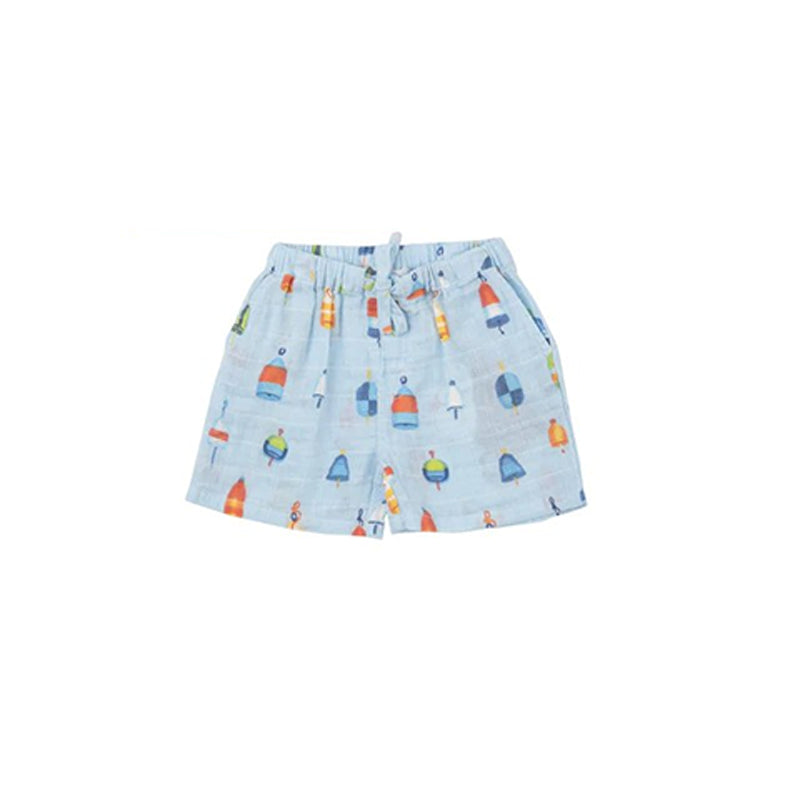 preorder SS0274 fishing blue shorts boys shorts