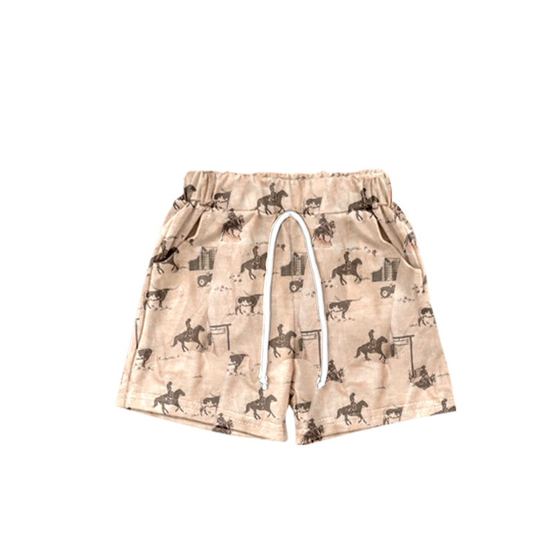 preorder SS0306 Western khaki boys shorts