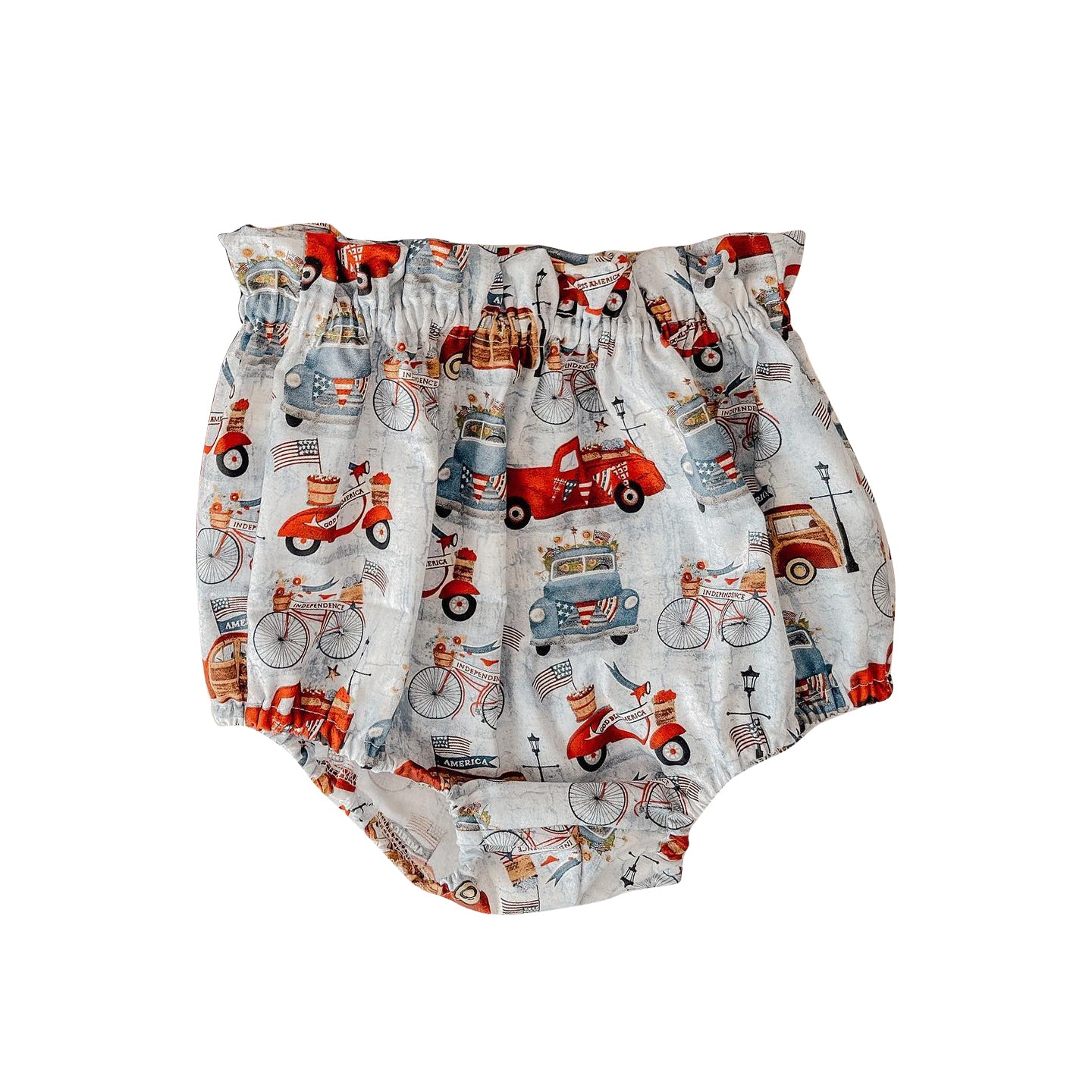 preorder SS0310 July 4th car bike girls bummies shorts