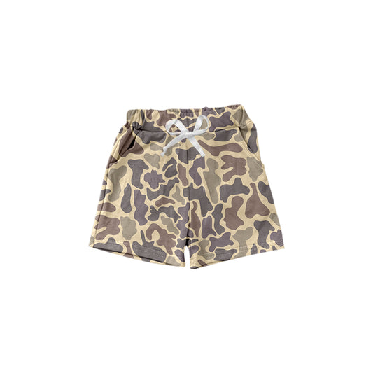 preorder SS0372 brown camo boys shorts