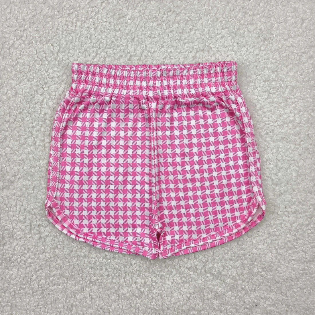 floral flowers/plaid girls Summer shorts RTS sibling clothes