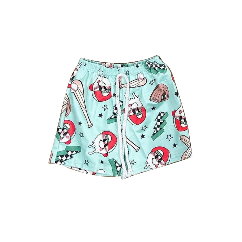 preorder SS0515 play baseball blue shorts boys shorts