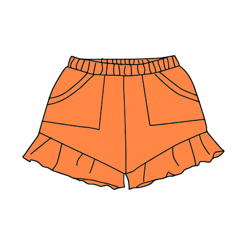 preorder SS0564 cotton orange girls shorts