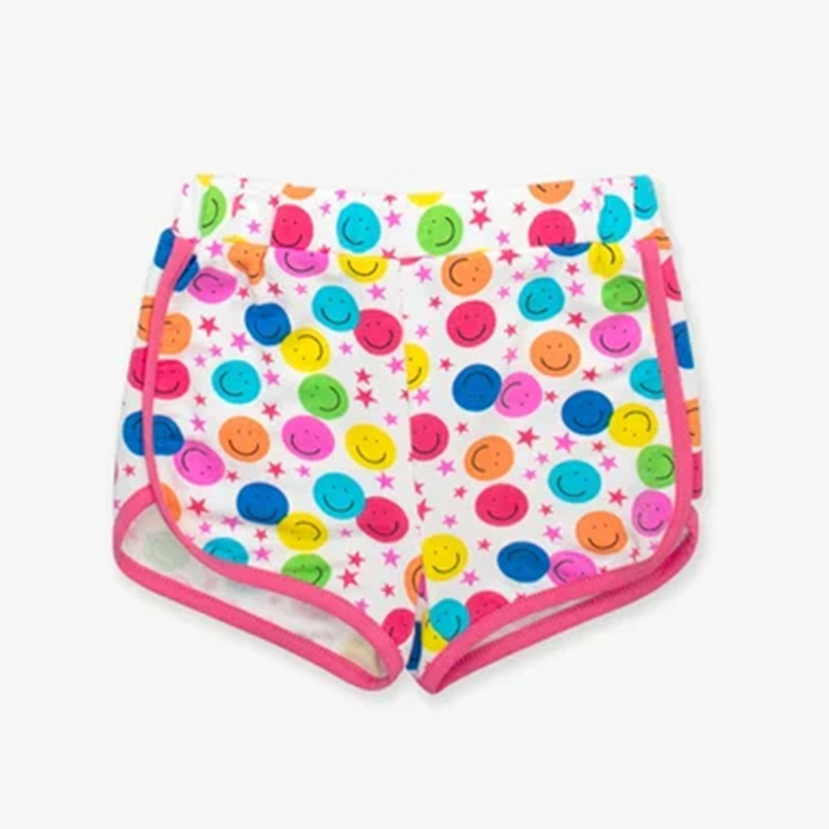 preorder SS0615 colorful smile satr pink girls shorts