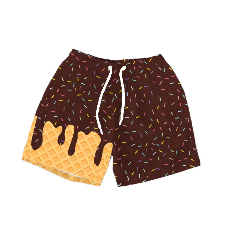 preorder SS0626 brown ice girls shorts