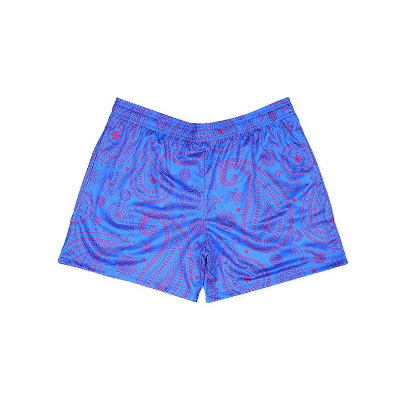 preorder SS0630 blue paisley girls shorts