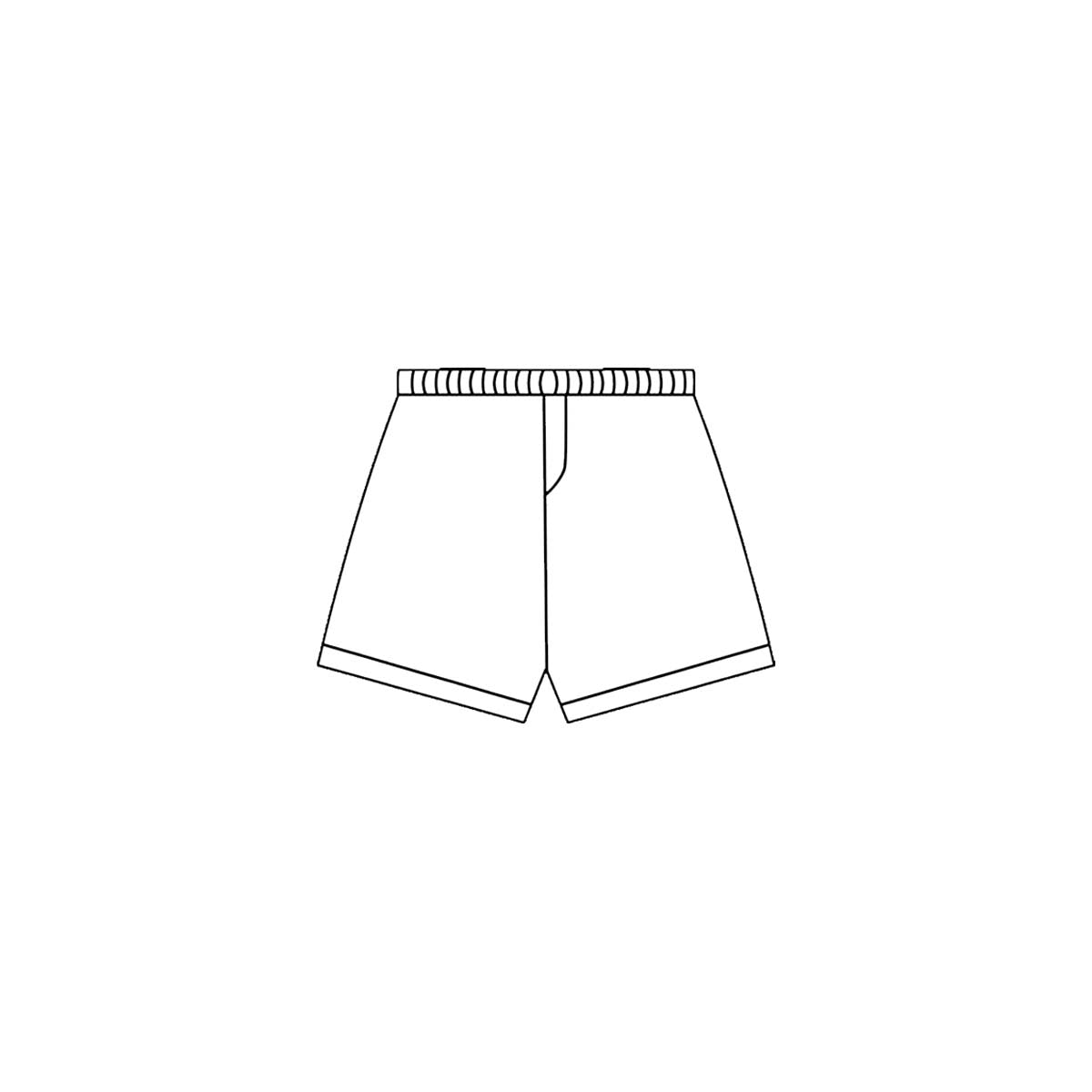 preorder SS0663 yoga white girls shorts