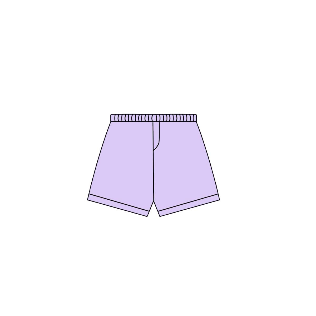 preorder SS0665 yoga light purple girls shorts