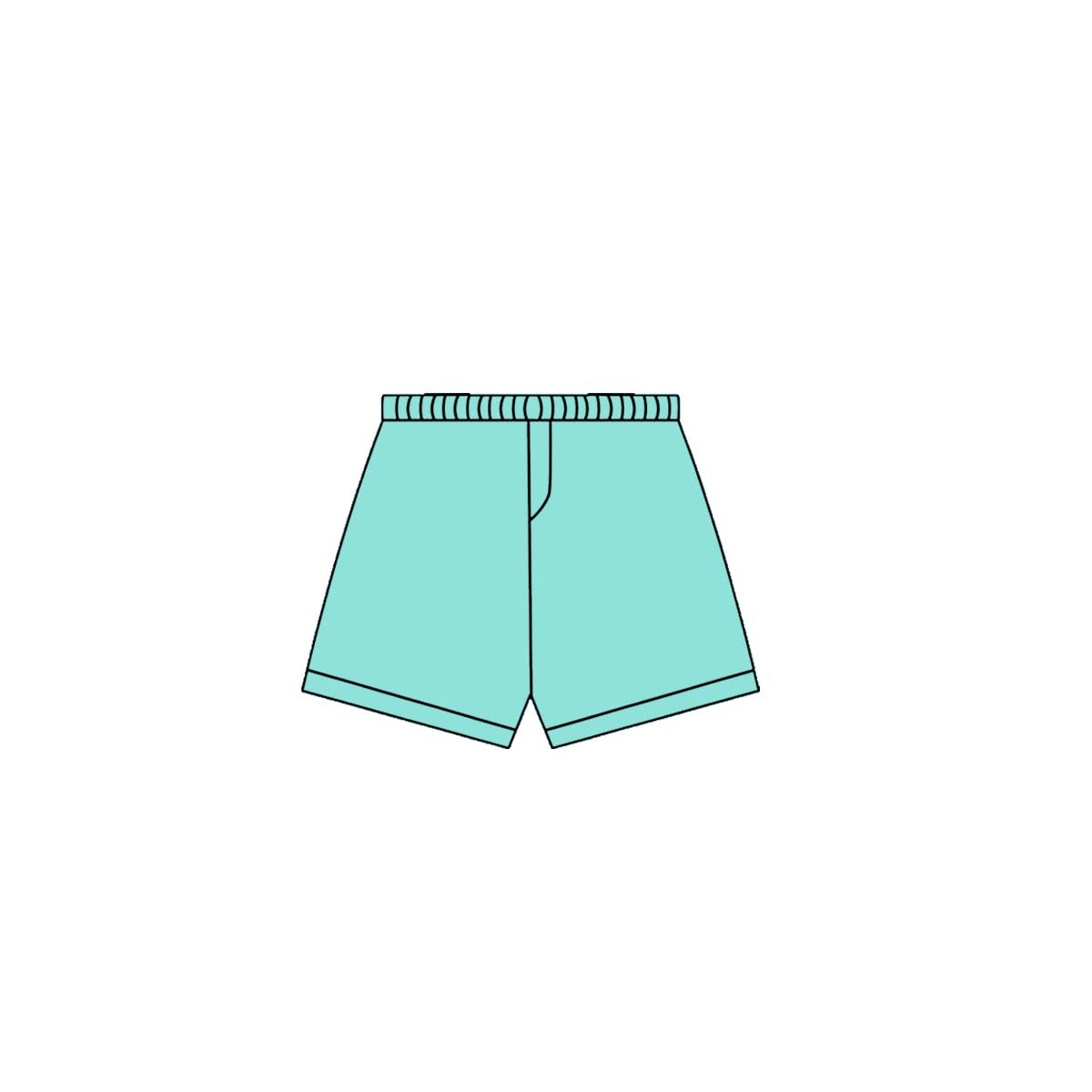 preorder SS0667 yoga blue girls shorts
