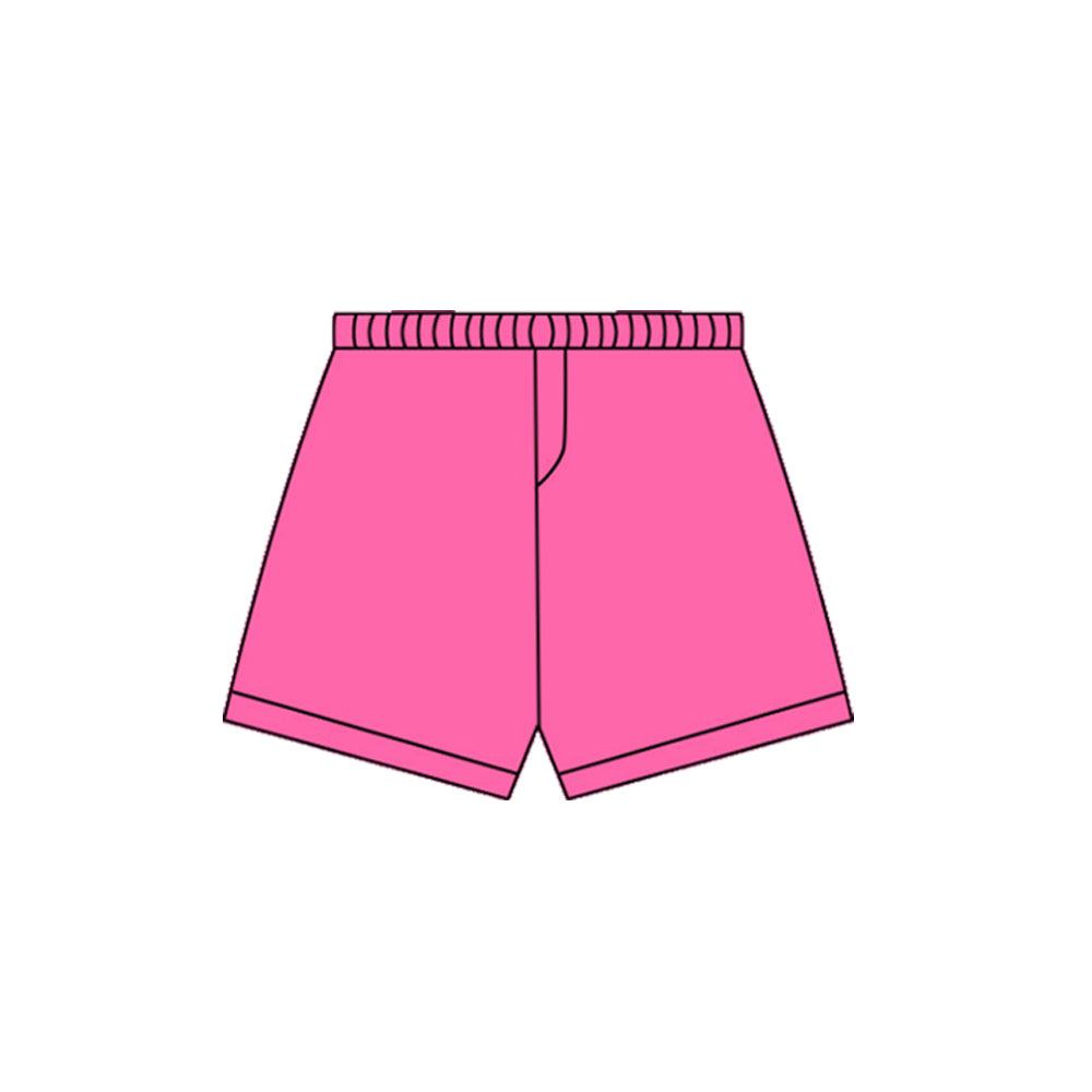 preorder SS0669 yoga hot pink girls shorts