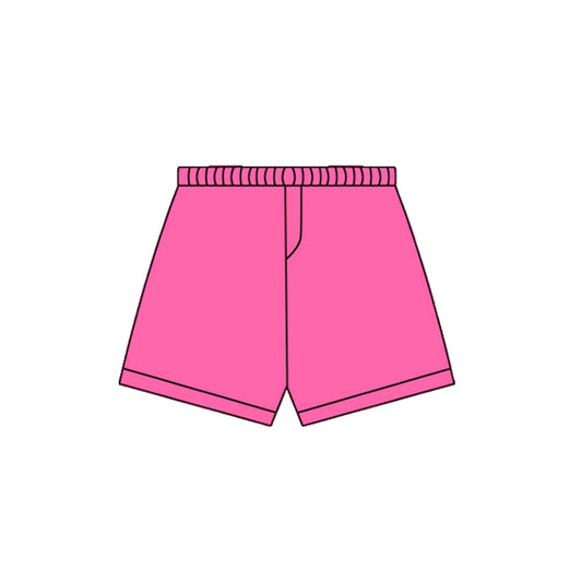 preorder SS0669 yoga hot pink girls shorts