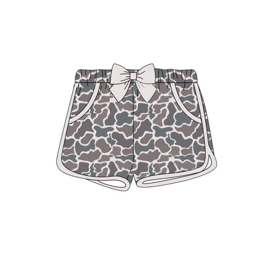 preorder SS0688 hunting camo girls shorts