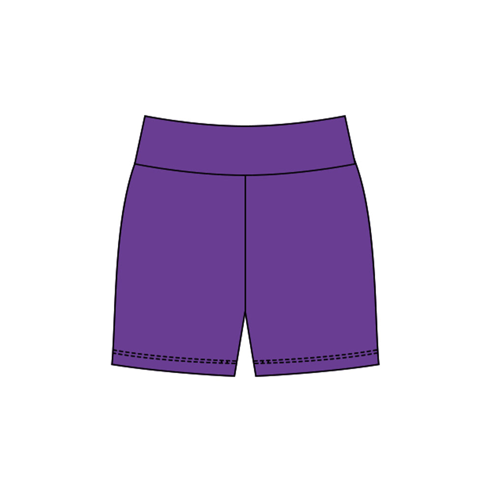 preorder SS0721 yoga purple girls shorts