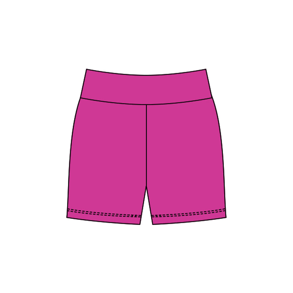preorder SS0728 yoga hot pink girls shorts