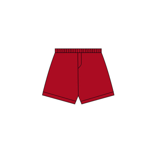 preorder SS0759 Yoga Solid Color Red Girls Shorts