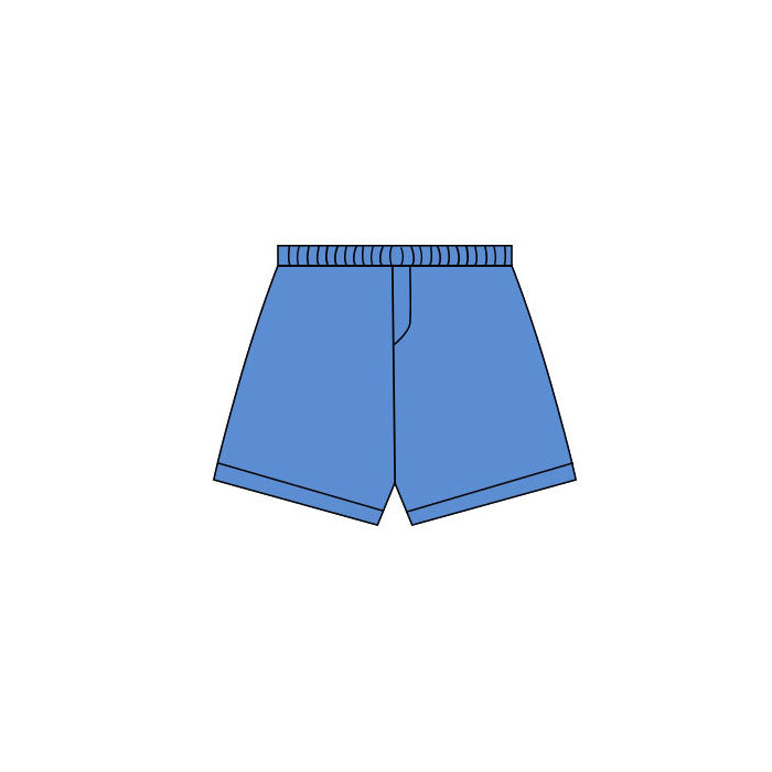 preorder SS0761 Yoga Solid Color Blue Girls Shorts