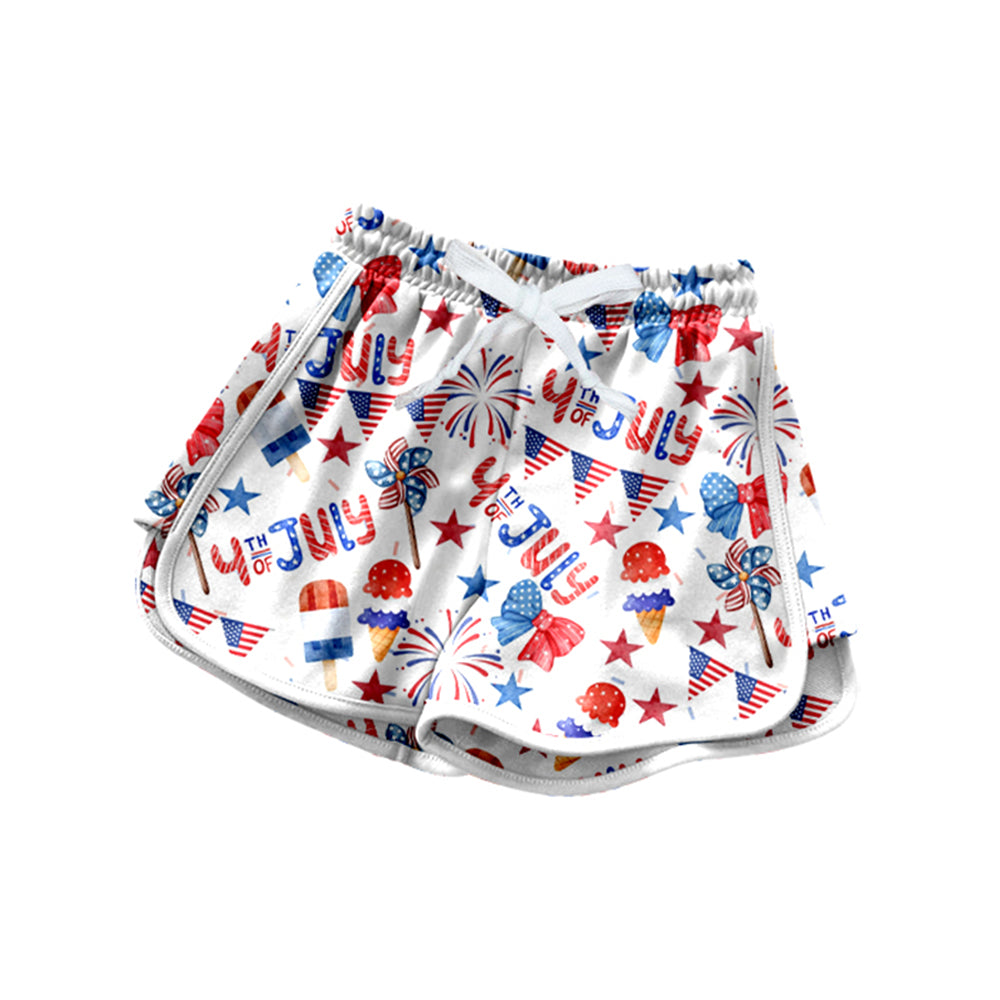 preorder SS0784 July 4th Firework Girls Shorts