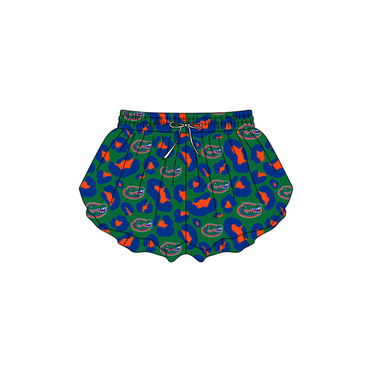 preorder SS0813 Yoga Football Item Camo Girls Shorts