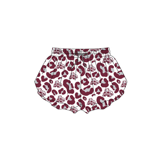 preorder SS0820 Yoga Football Item Camo Girls Shorts