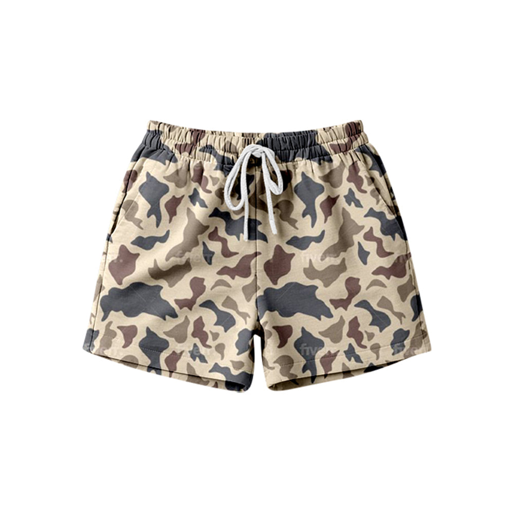 preorder SS0843 Hunting Camo Adult Women Shorts