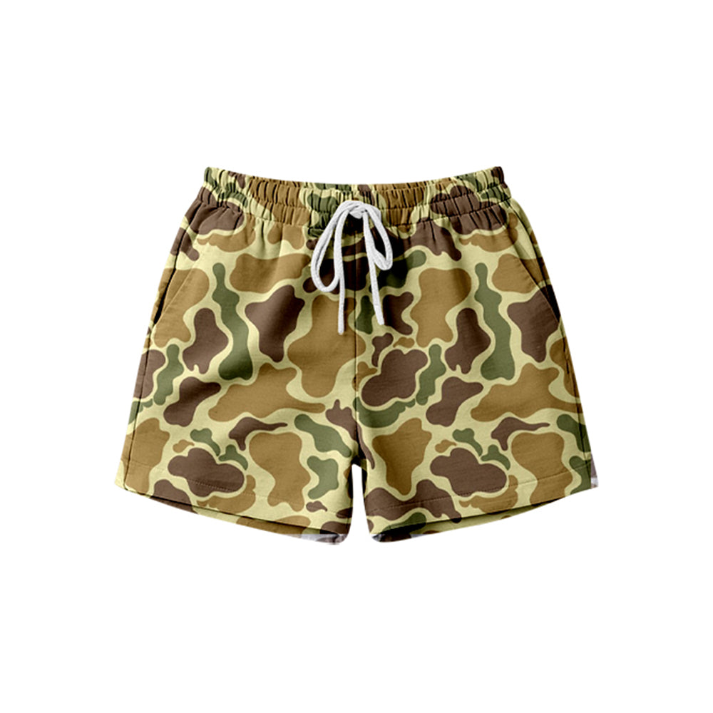 preorder SS0845 Hunting Camo Adult Women Shorts