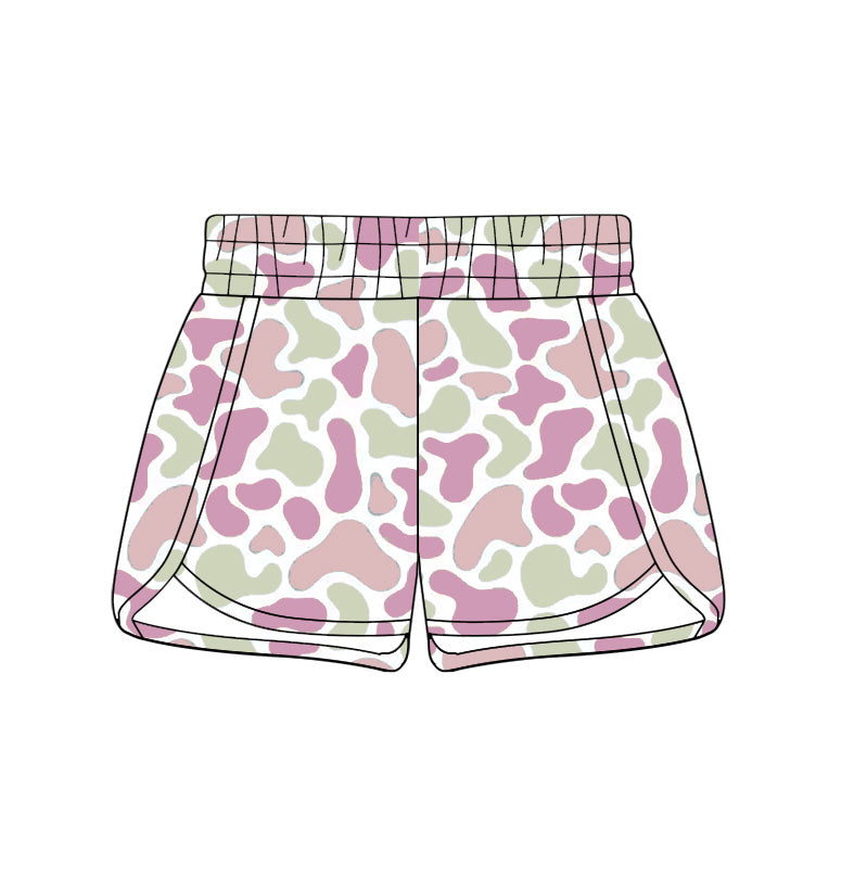 preorder  SS0857 Camo Adult Women Shorts