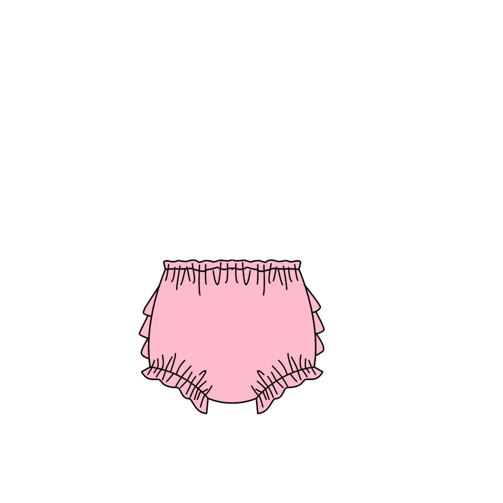 preorder SS0882 Pink Girls Bummies Shorts