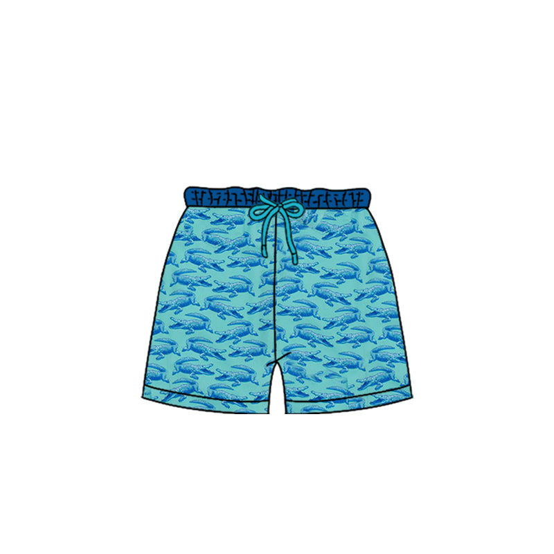 preorder SS0887 Crocodile Blue Boys Shorts