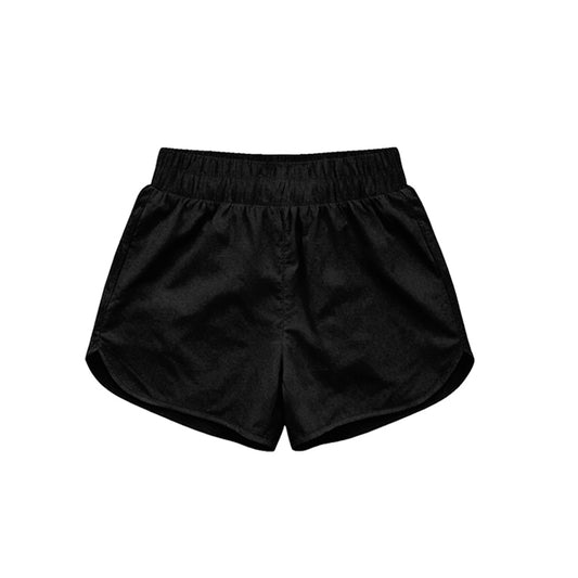 preorder Yoga SS0896 Solid Color Black Girls Shorts