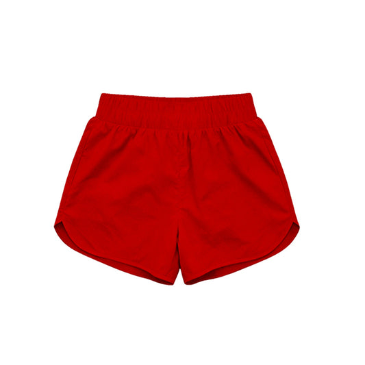 preorder Yoga SS0901 Solid Color Red Girls Shorts