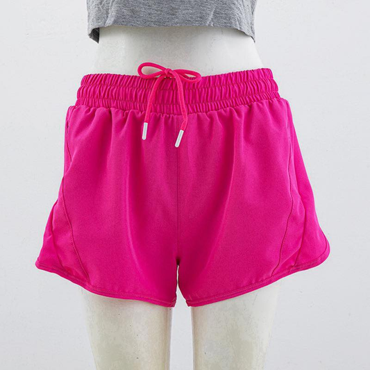 preorder SS0915 Yoga Solid Color Girls Shorts